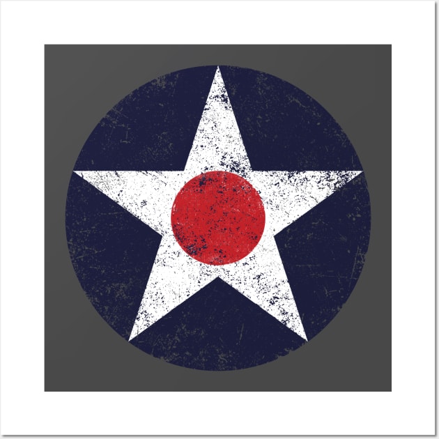 US Army Air Corps USAAC Roundel Wall Art by 909 Apparel